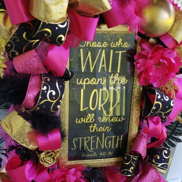 Religious inspired wreath - Picture 6 of 7